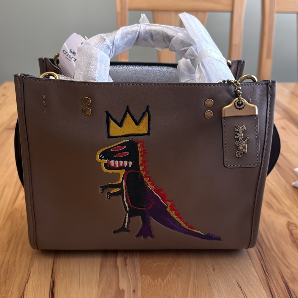 Coach X Jean Michel Basquiat Rogue Bag 25 NWT - Picture 3 of 16
